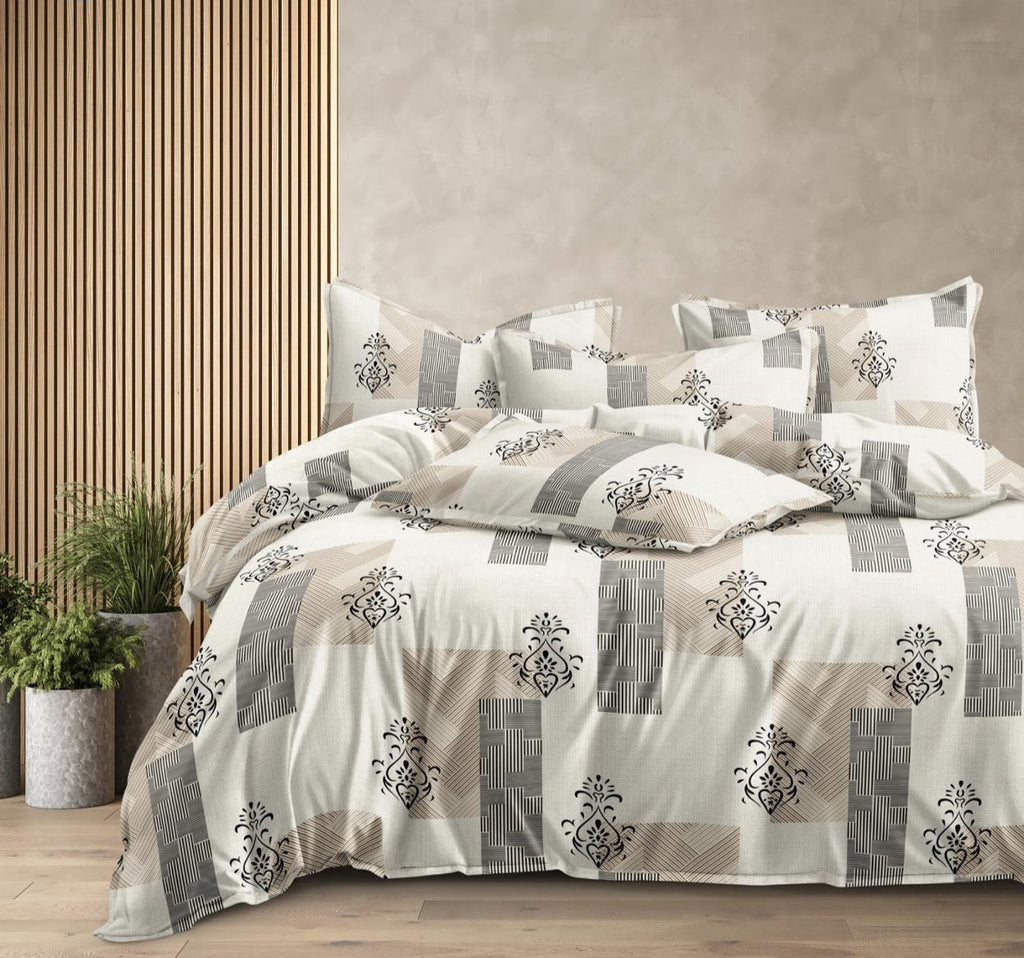 Soft Ac Comforter Set Tribal Elegance ( 4 pc Set,King size)