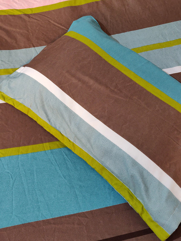 Fitted Line Design Double Bedsheet ( 90*100inch, King )